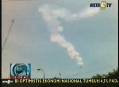 La "Red de Detección de Explosiones Nucleares" registró la desintegración de un asteroide sobre Indonesia