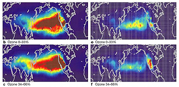 Un estudi confirma que la contaminació viatja des d'Àsia fins a Amèrica del nord