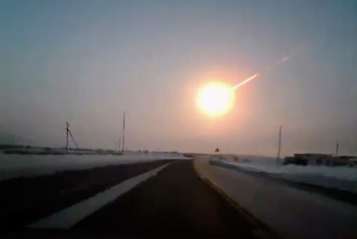 Un meteorito impacta en Rússia