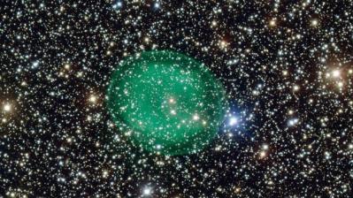 Apareix a l'espai una fantasmal bombolla verda