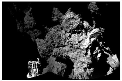 El mòdul "Philae" s'ha posat a dormir sobre un cometa.