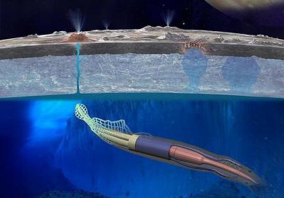 La Nasa estudia com fabricar un calamar gegant robótic per estudiar el mar de la lluna de Júpiter